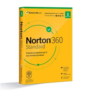 NORTON - NORTON 360 STANDARD 2020 Tech Bench Brevi Attach -- 1 Dispositivo (21422613) - 25GB Backup(21422613)