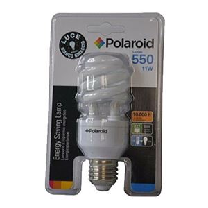 POLAROID - LAMPADA BC POLAROID E27 SPIRALE 11W-550LM (46W) 4200K 610-819211 / 4250175819211(98.6015)