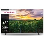 THOMSON - TV THOMSON QLED 43" FRAME LESS 43QA2S13 SMART-TV 4K ANDROID 11 DVB-T2/S2 UHD 3840x2160 DARK GREY CI+ SLOT 4xHDMI 2xUSB Vesa(43QA2S13)