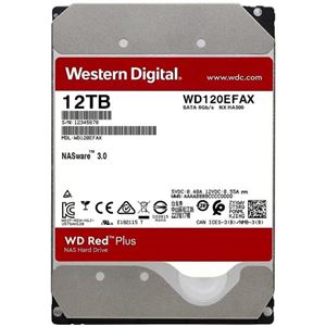 WD - HARD DISK SATA3 3.5" x NAS 12000GB(12TB) WD120EFBX WD RED PLUS 256mb cache 7200rpm(WD120EFBX)