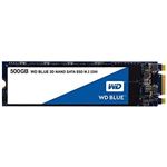 WD - SSD-Solid State Disk m.2(2280)  500GB SATA3 WD Blue WDS500G2B0B Read:560MB/s-Write:530MB/s(WDS500G2B0B)