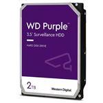 WD - HARD DISK SATA3 3.5" 2000GB(2TB) WD23PURZ WD 64mb cache 5400rpm Purple videosorveglianza 24x7(34.0289)