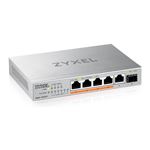 ZYXEL - SWITCH 5P 2.5GbE PoE ZYXEL XMG-105HP-EU0101F Unmanaged 1P 10GbE SFP+ Desktop(XMG-105HP-EU0101F)
